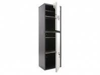 Бухгалтерский шкаф AIKO SL-150/2Т EL — габариты 1490х460х340 мм, замок электронный кодовый + ключевой